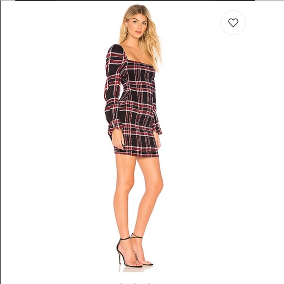 LIKELY – Bartoul Plaid Square Neck Mini Dress NWT - Picture 2 of 6